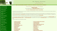 Desktop Screenshot of myfamilykitchen.com