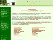 Tablet Screenshot of myfamilykitchen.com